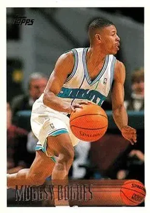 1996-97 Topps #98 - Muggsy Bogues - Charlotte Hornets