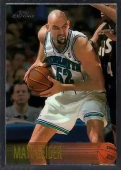 1996-97 Topps Chrome #53 - Matt Geiger - Charlotte Hornets