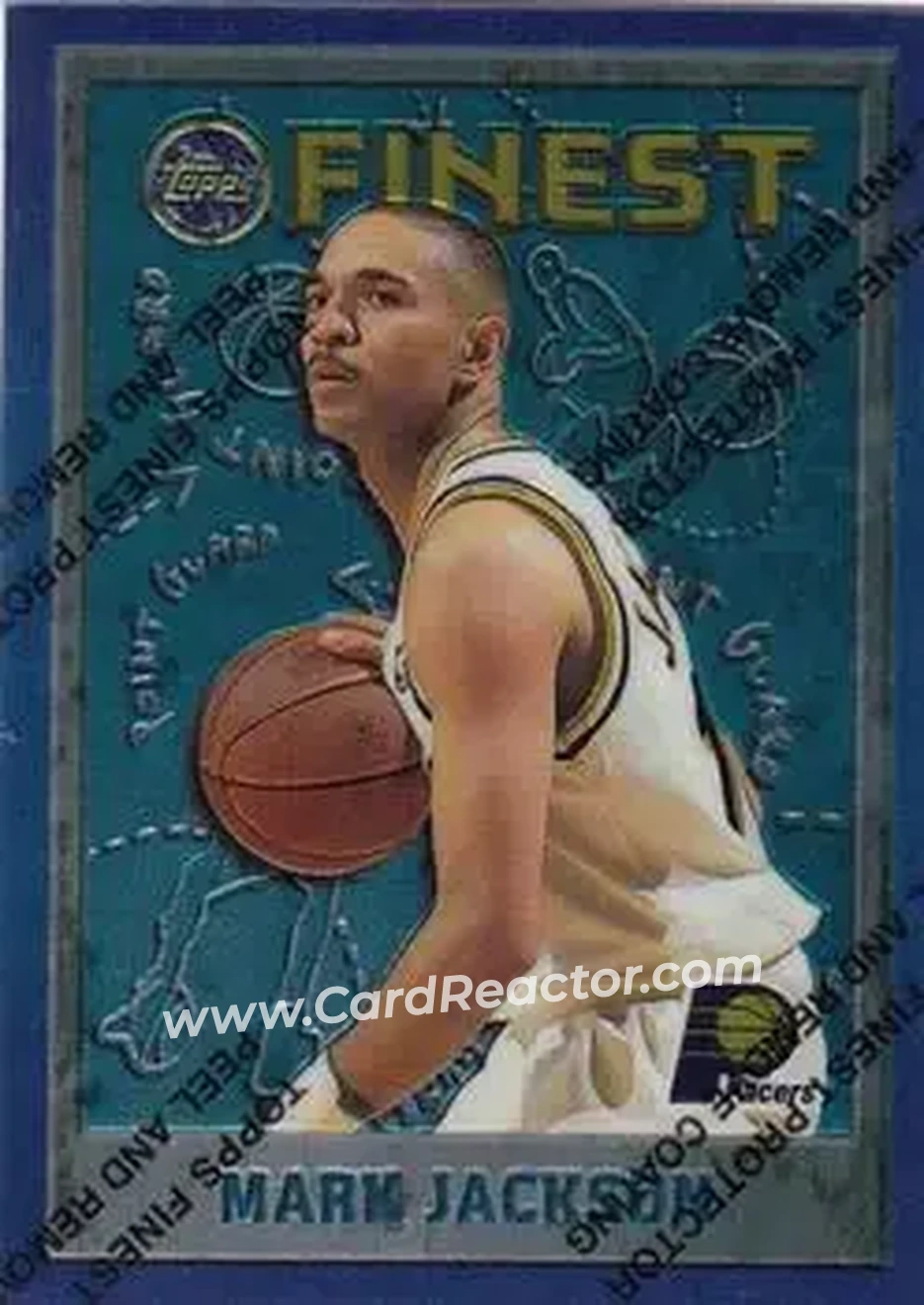 1995-96 Finest #14 - Mark Jackson - Indiana Pacers - Front