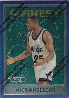 1995-96 Finest #28 - Nick Anderson - Orlando Magic
