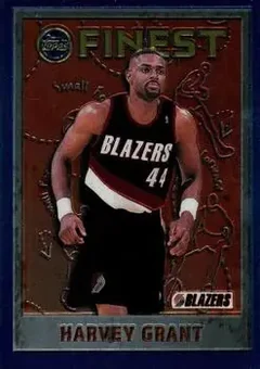 1995-96 Finest #39 - Harvey Grant - Portland Trail Blazers