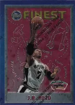 1995-96 Finest #49 - J.R. Reid - San Antonio Spurs