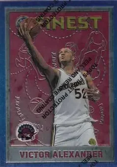 1995-96 Finest #57 - Victor Alexander - Toronto Raptors