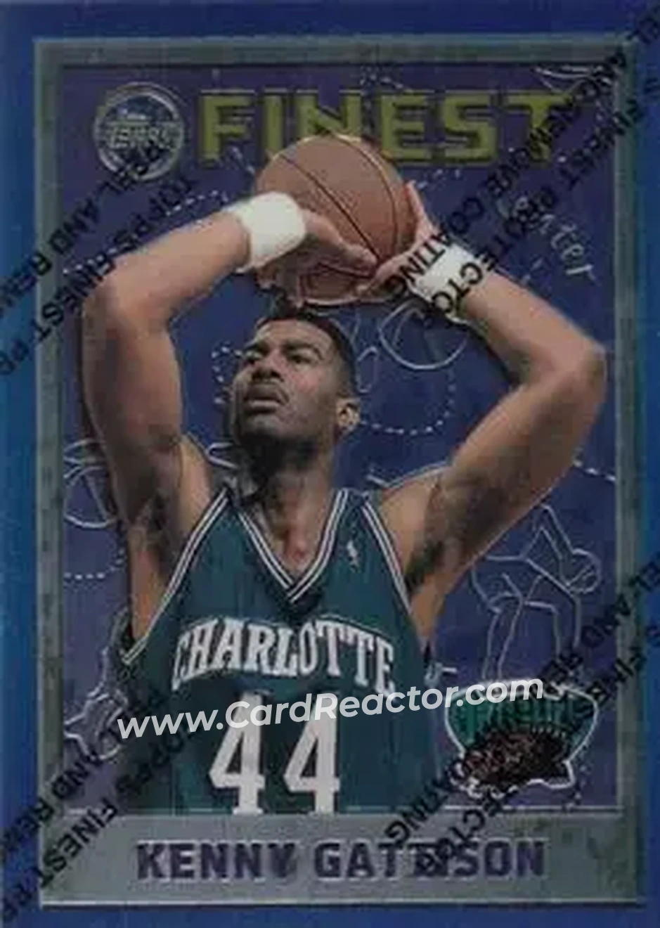 1995-96 Finest #67 - Kenny Gattison - Vancouver Grizzlies - Front