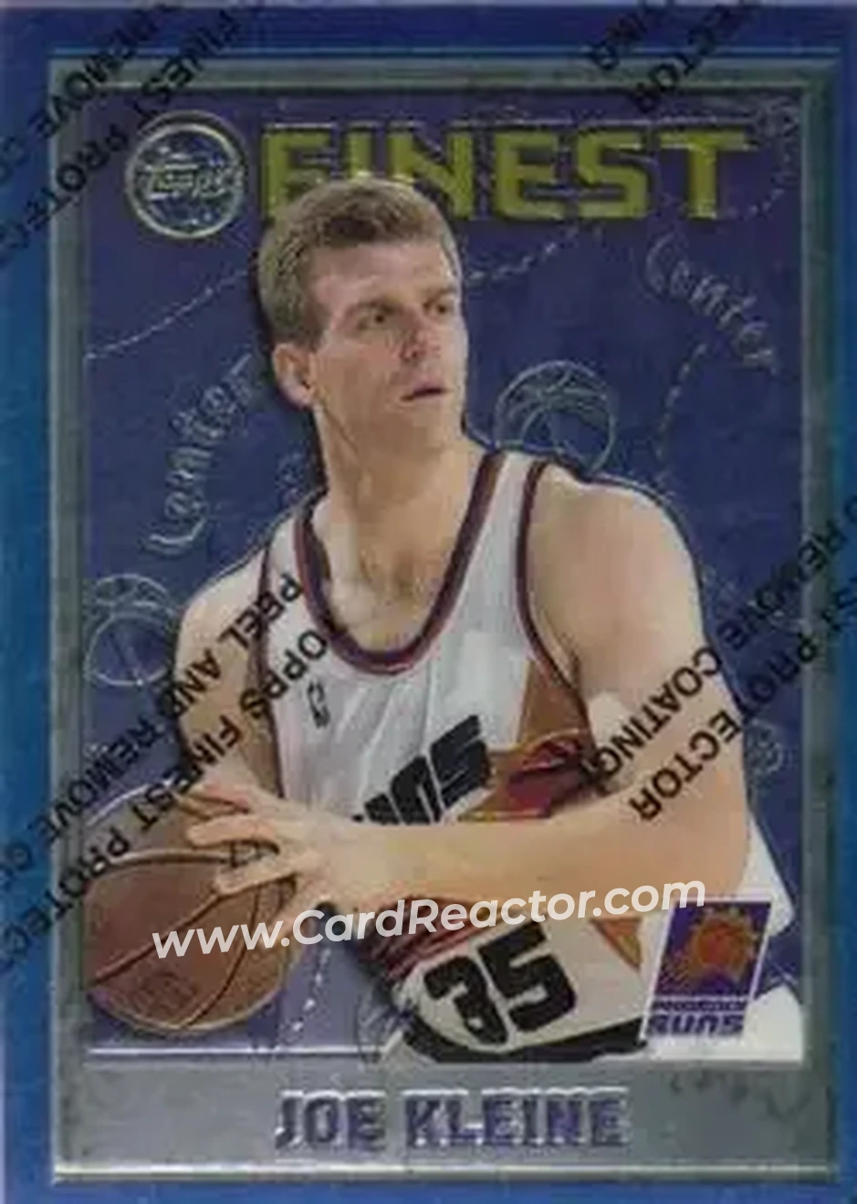 1995-96 Finest #68 - Joe Kleine - Phoenix Suns - Front 1995-96 Finest #68 - Joe Kleine - Phoenix Suns - Front