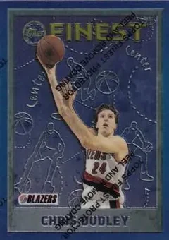 1995-96 Finest #74 - Chris Dudley - Portland Trail Blazers