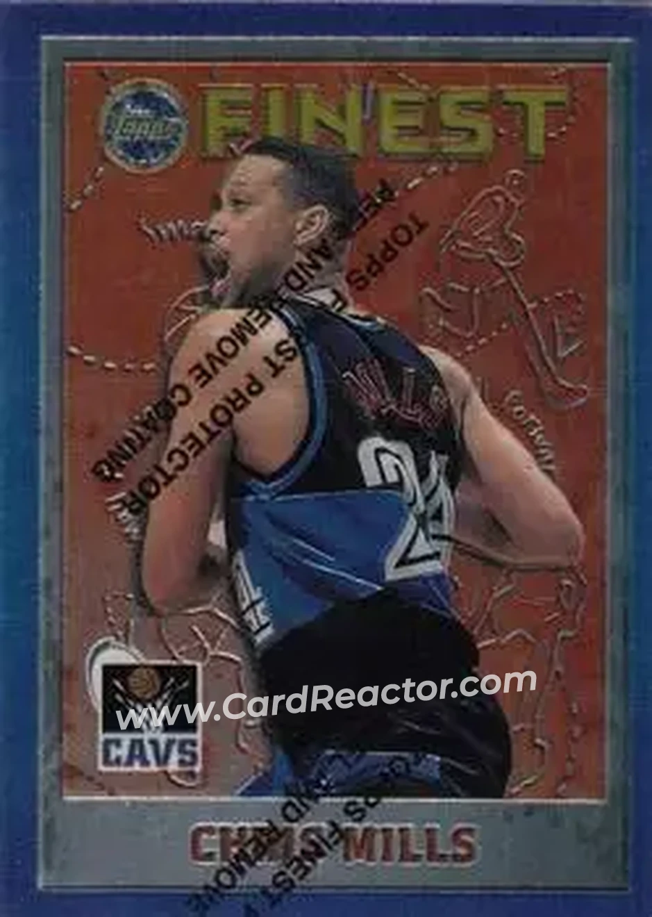 1995-96 Finest #86 - Chris Mills - Cleveland Cavaliers - Front
