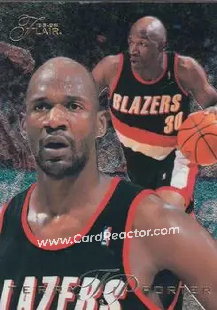 1995-96 Flair #111 - Terry Porter - Portland Trail Blazers - Front