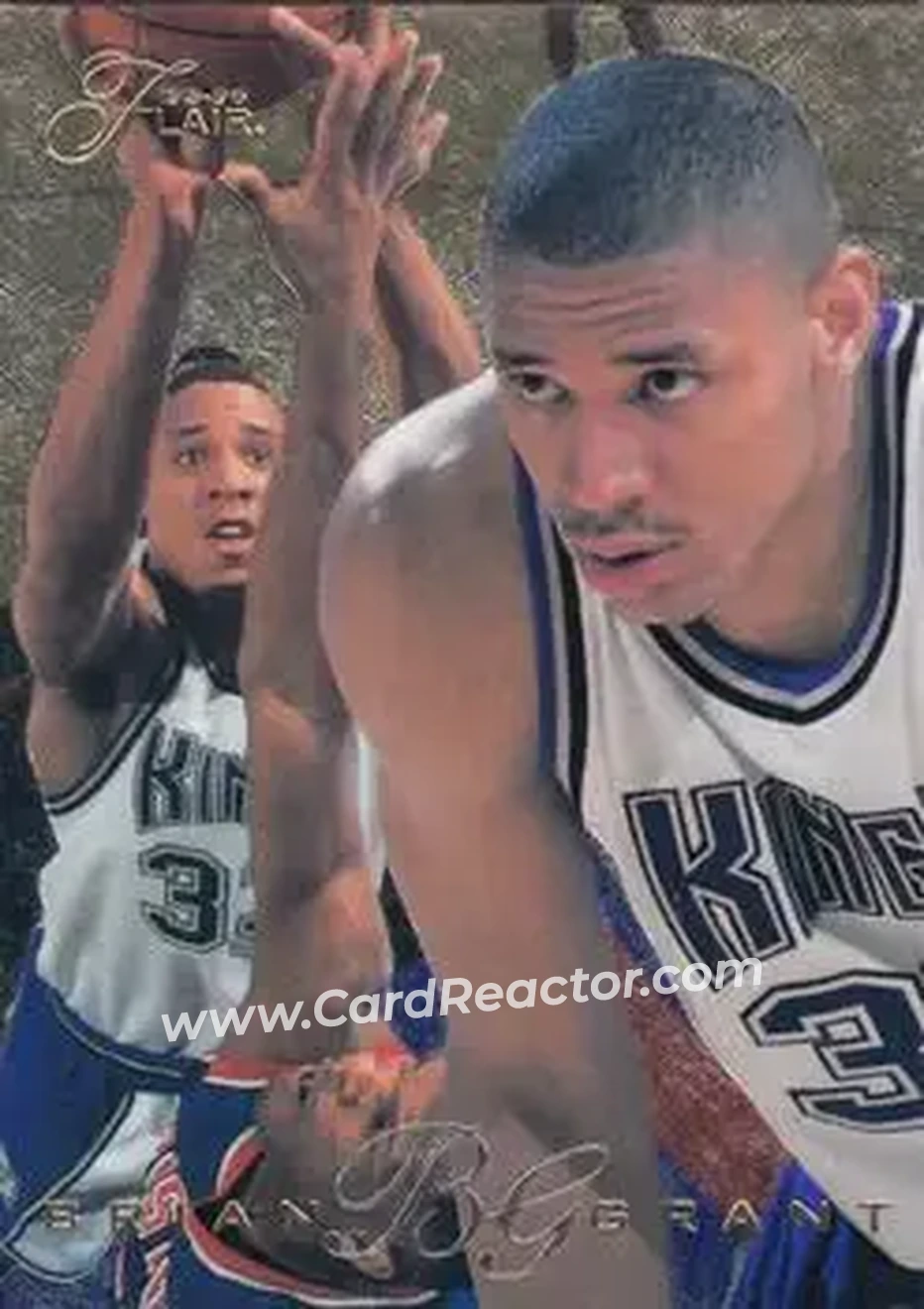 1995-96 Flair #116 - Brian Grant - Sacramento Kings - Front