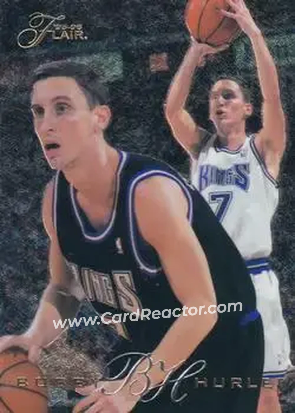 1995-96 Flair #117 - Bobby Hurley - Sacramento Kings - Front