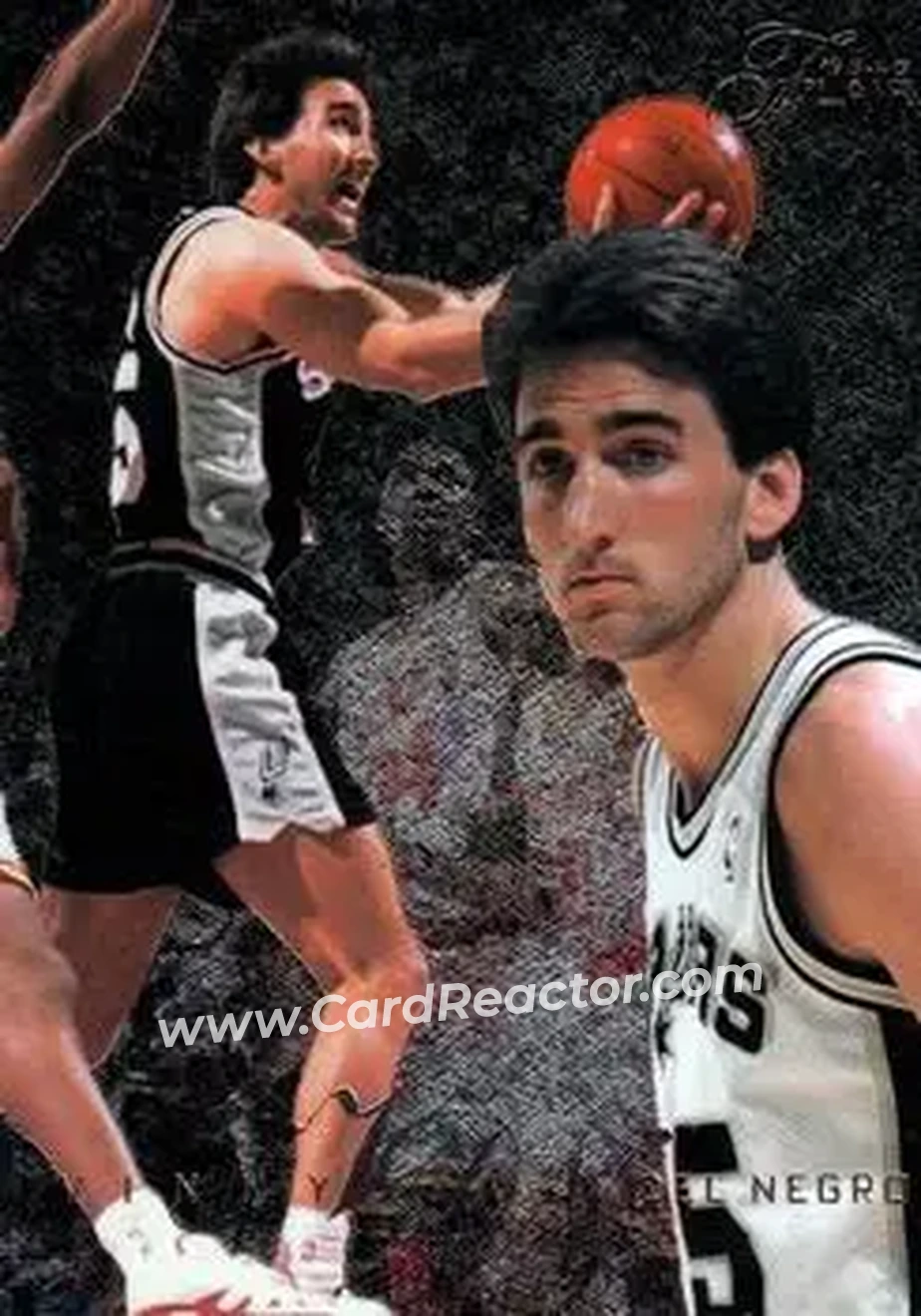 1995-96 Flair #121 - Vinny Del Negro - San Antonio Spurs - Front