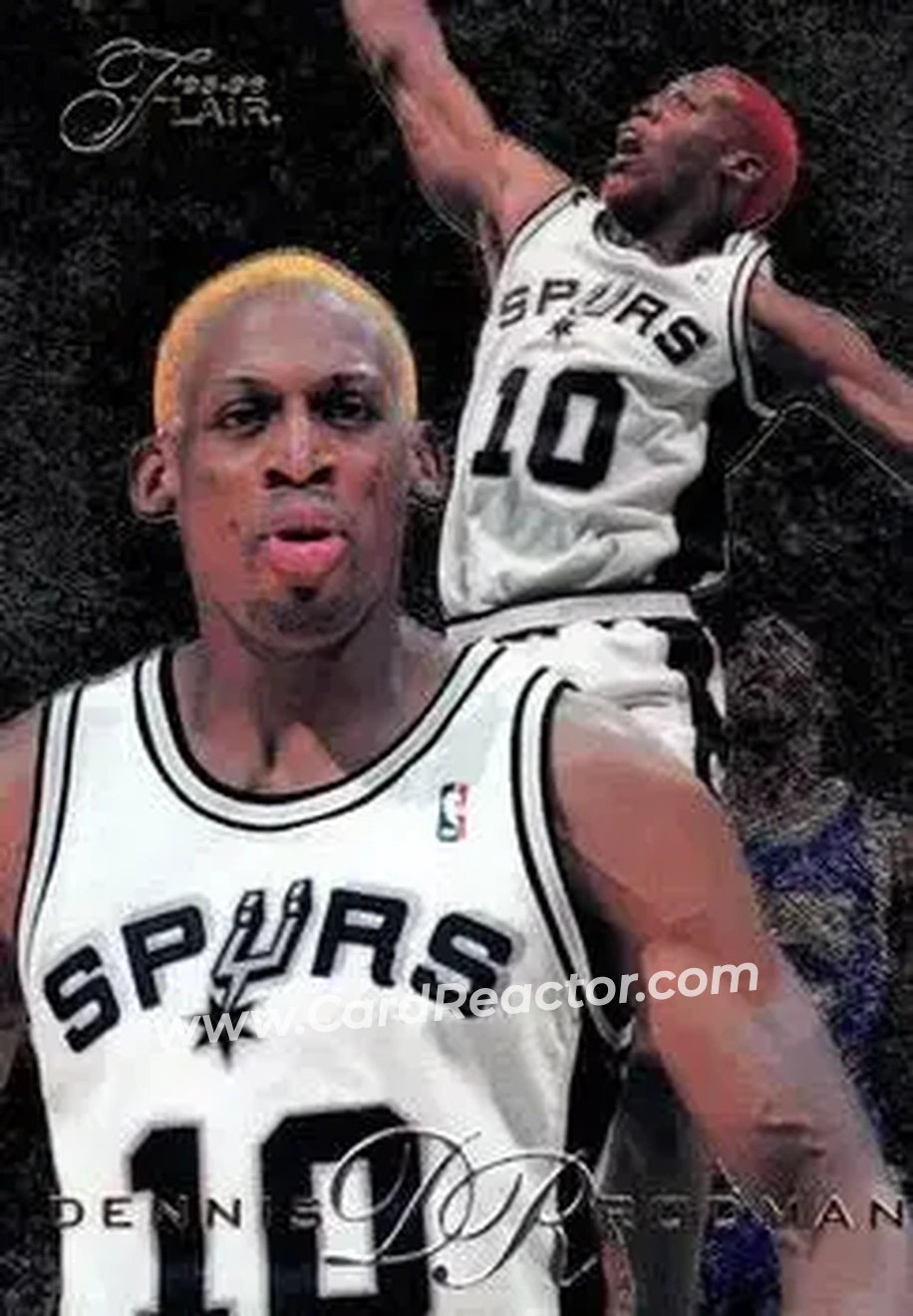 1995-96 Flair #125 - Dennis Rodman - Chicago Bulls - Front