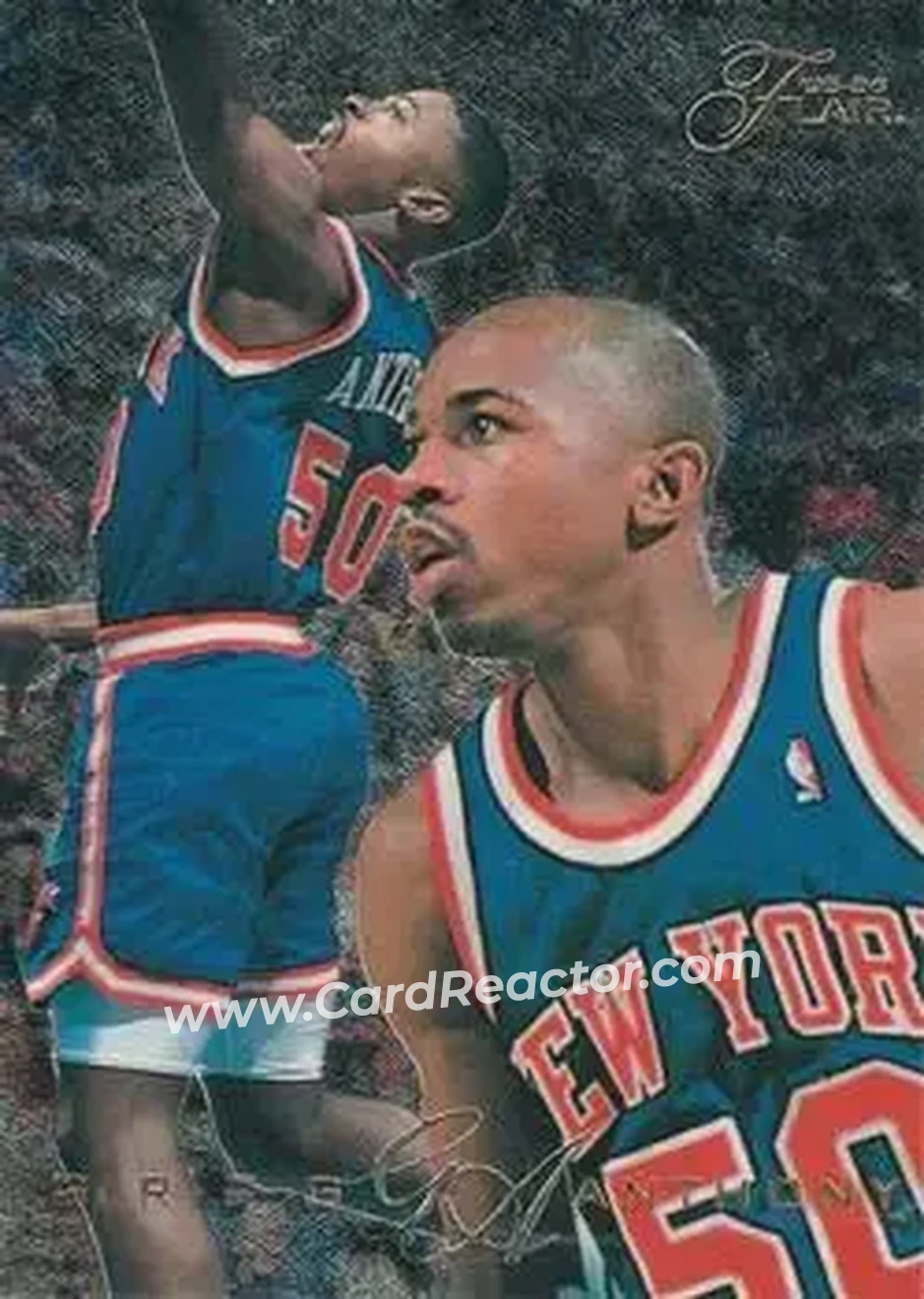 1995-96 Flair #140 - Greg Anthony - Vancouver Grizzlies - Front