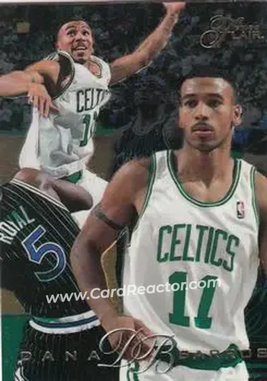 1995-96 Flair #155 - Dana Barros - Boston Celtics - Front