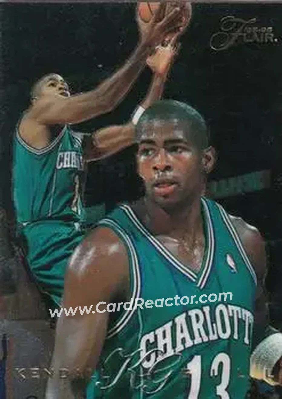 1995-96 Flair #157 - Kendall Gill - New Jersey Nets - Front