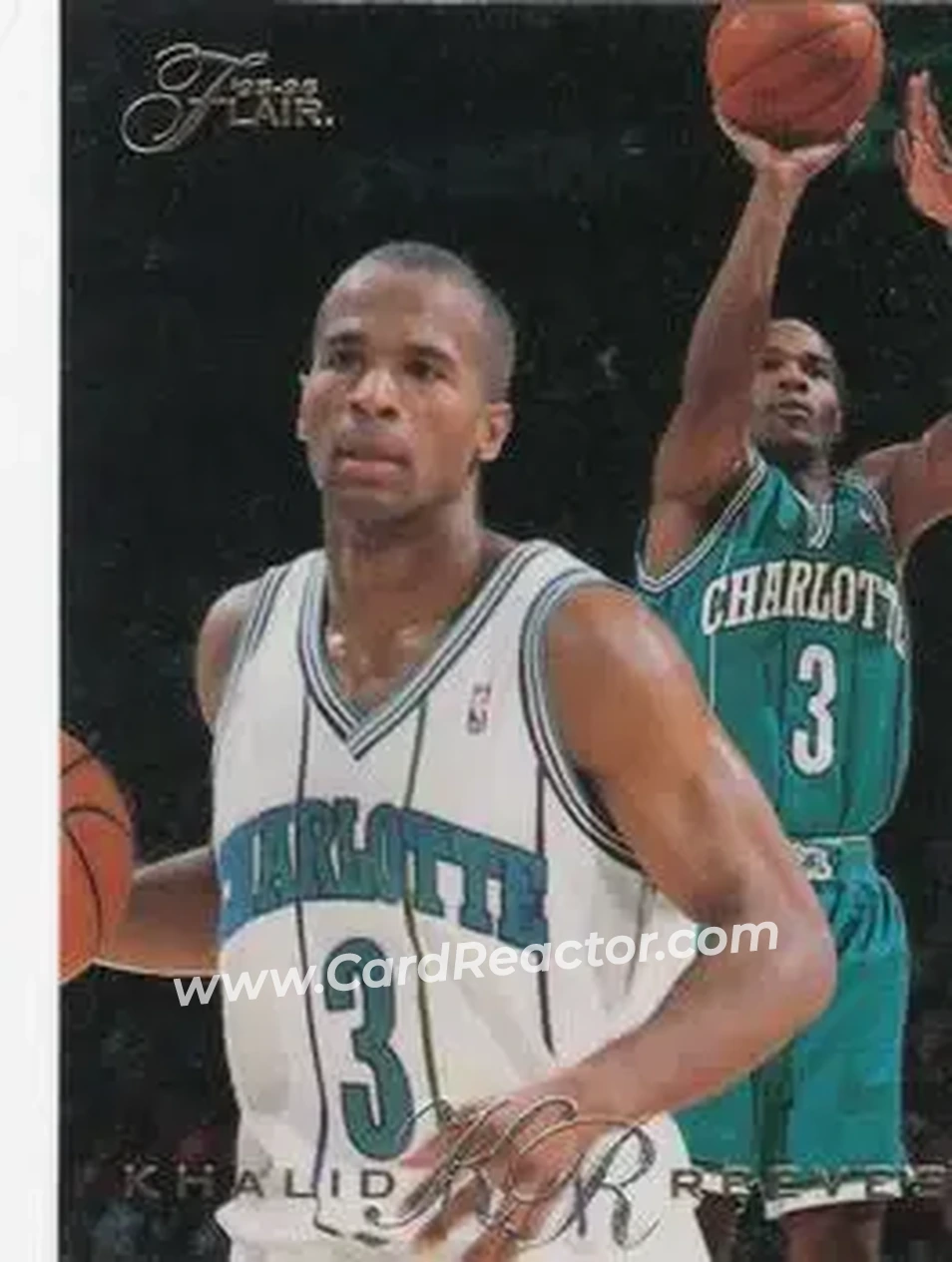 1995-96 Flair #158 - Khalid Reeves - New Jersey Nets - Front