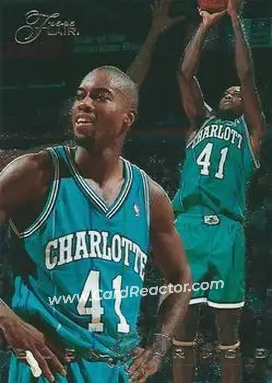 1995-96 Flair #159 - Glen Rice - Charlotte Hornets - Front