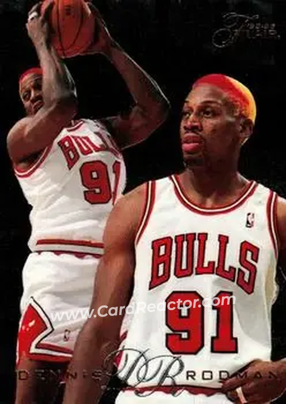 1995-96 Flair #160 - Dennis Rodman - Chicago Bulls - Front