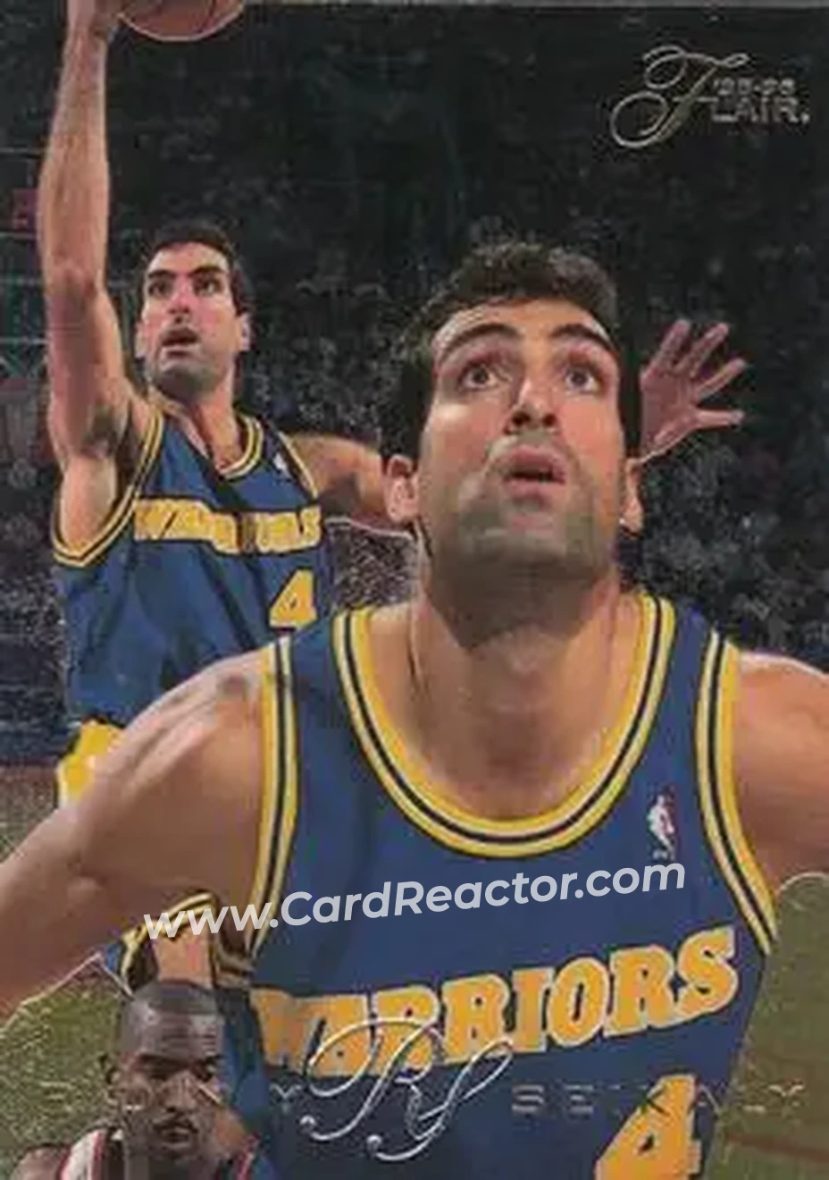 1995-96 Flair #165 - Rony Seikaly - Golden State Warriors - Front