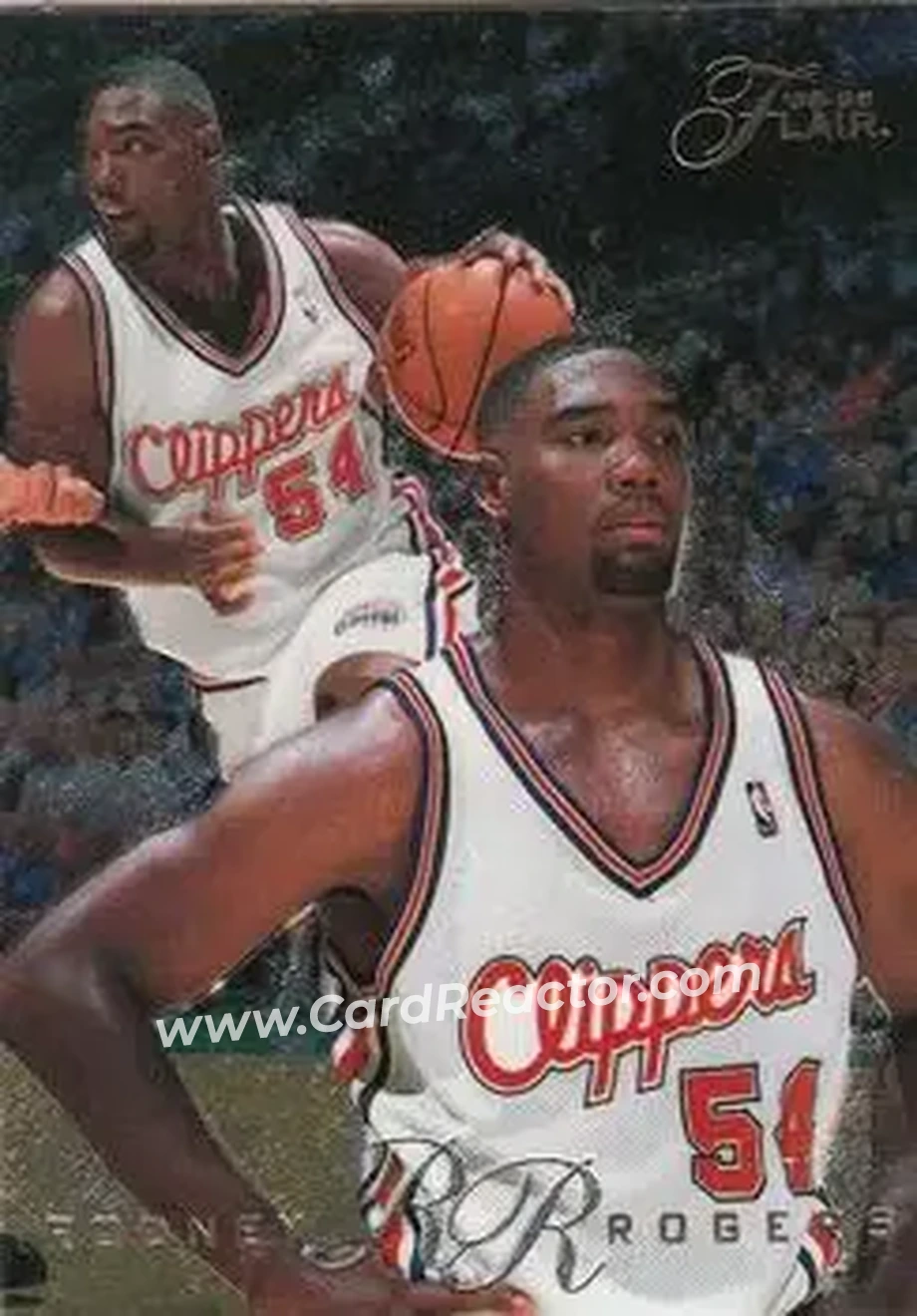 1995-96 Flair #171 - Rodney Rogers - Los Angeles Clippers - Front