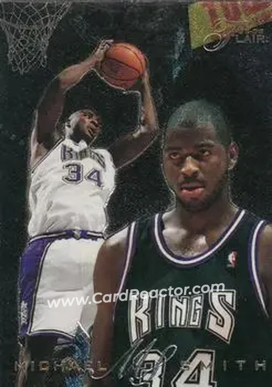 1995-96 Flair #185 - Michael Smith - Sacramento Kings - Front