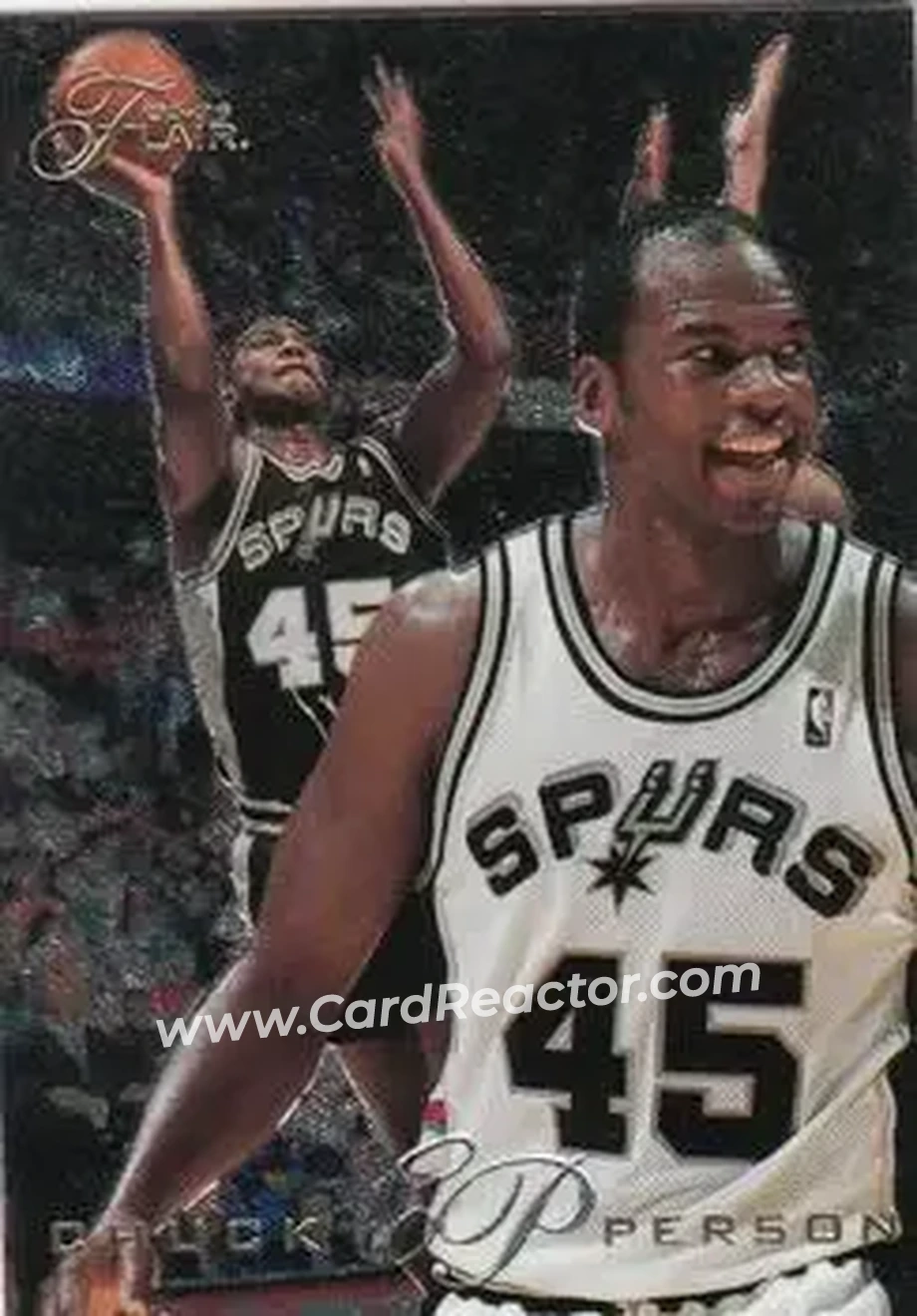 1995-96 Flair #186 - Chuck Person - San Antonio Spurs - Front