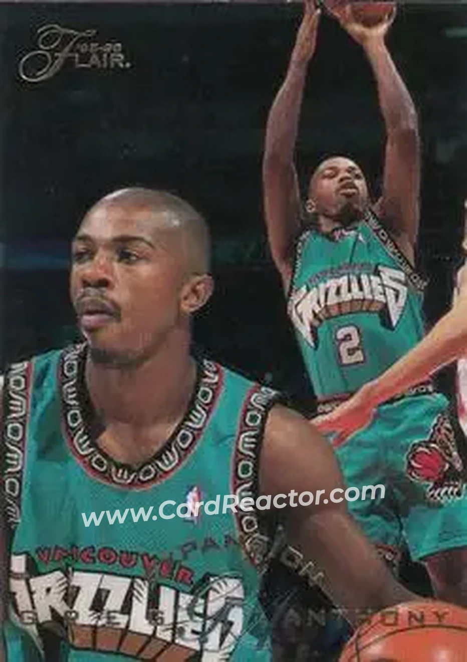 1995-96 Flair #196 - Greg Anthony - Vancouver Grizzlies - Front