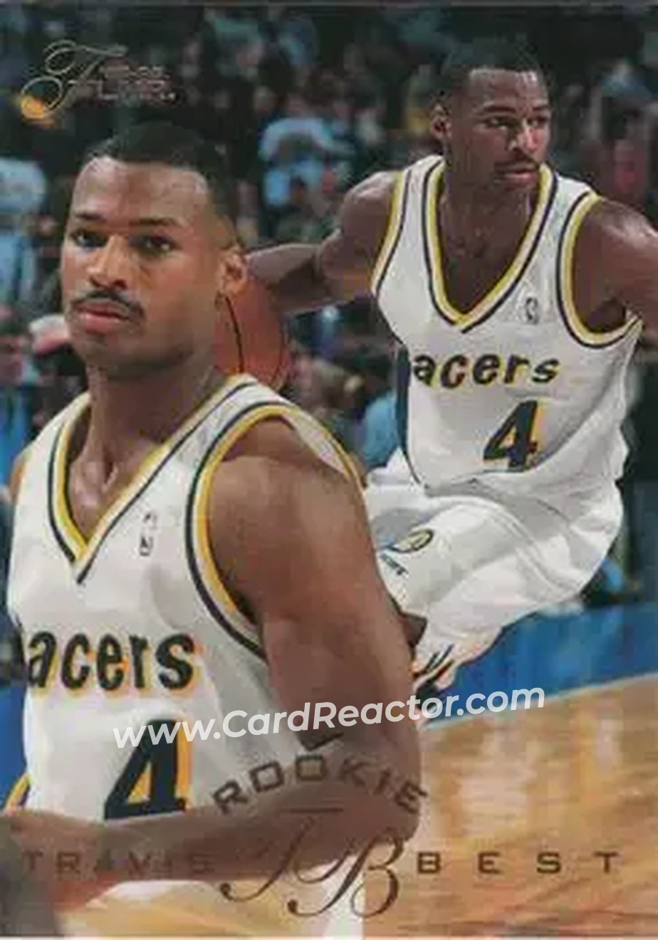 1995-96 Flair #201 - Travis Best - Indiana Pacers - Front