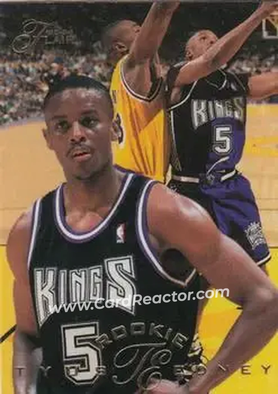 1995-96 Flair #204 - Tyus Edney - Sacramento Kings - Front