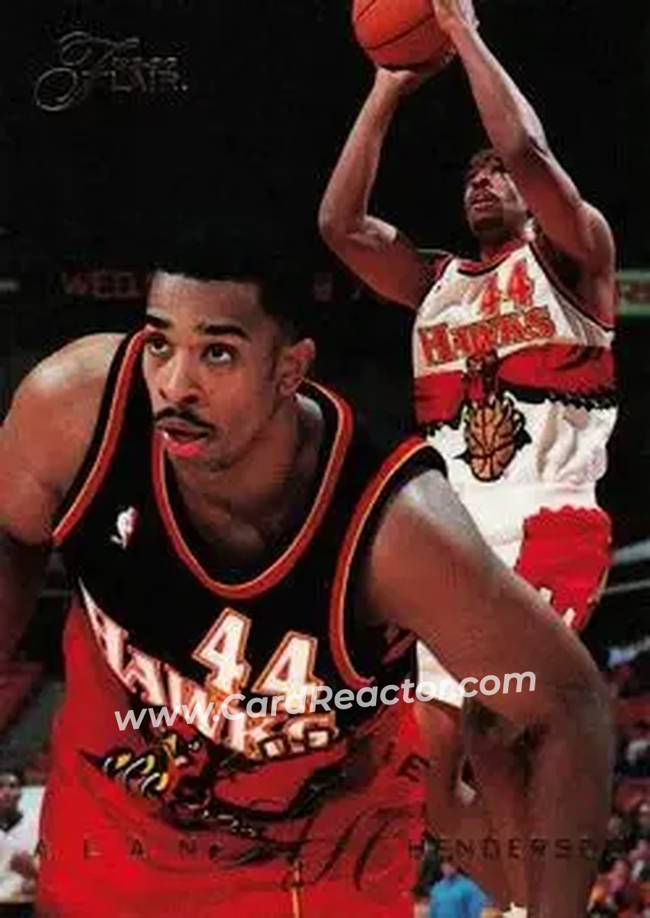1995-96 Flair #207 - Alan Henderson - Atlanta Hawks - Front