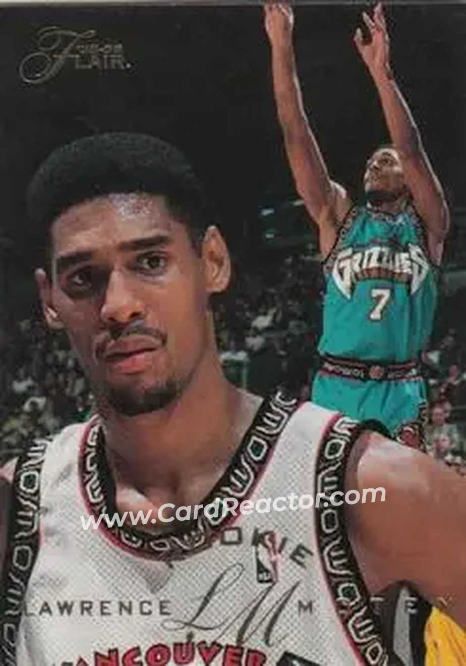 1995-96 Flair #210 - Lawrence Moten - Vancouver Grizzlies - Front