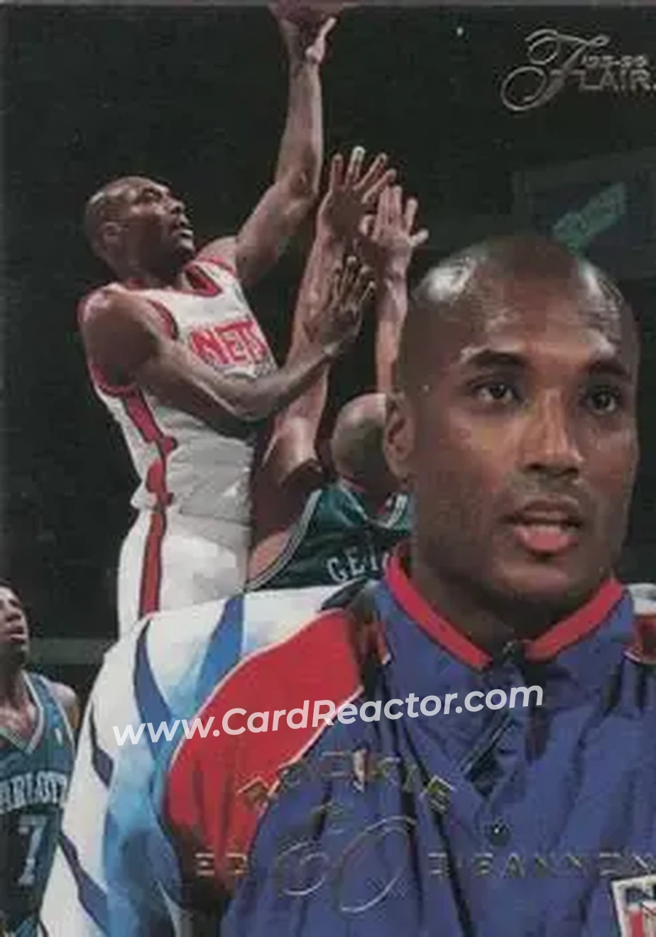 1995-96 Flair #211 - Ed O'Bannon - New Jersey Nets - Front