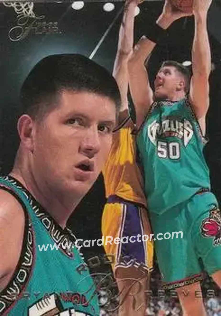 1995-96 Flair #215 - Bryant Reeves - Vancouver Grizzlies - Front