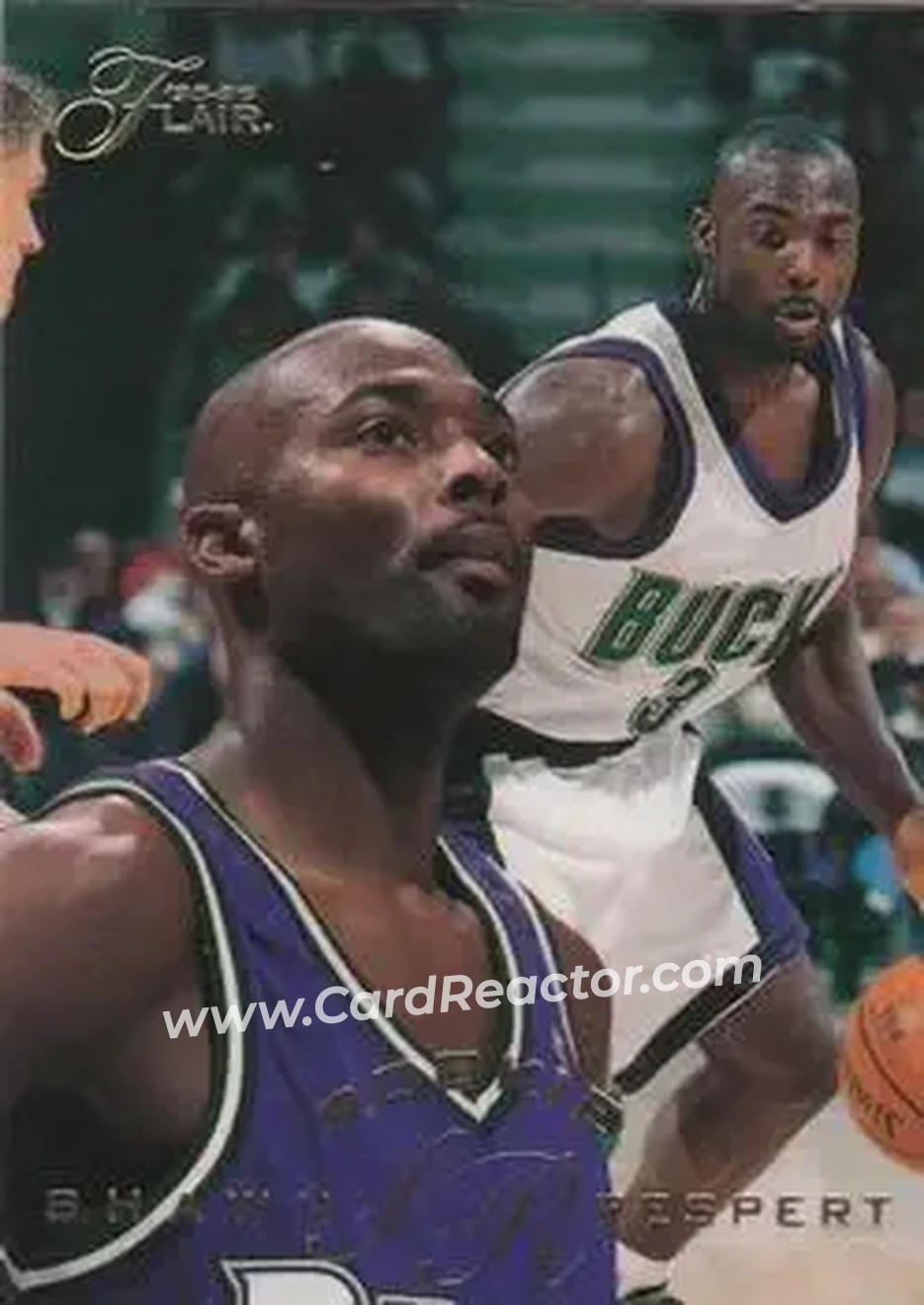 1995-96 Flair #216 - Shawn Respert - Milwaukee Bucks - Front
