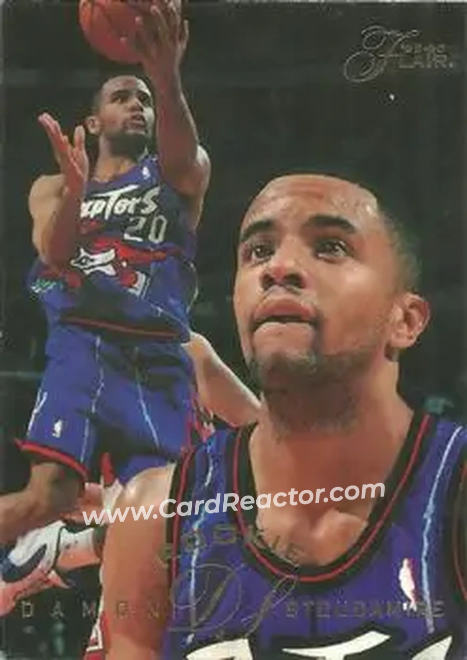 1995-96 Flair #220 - Damon Stoudamire - Toronto Raptors - Front
