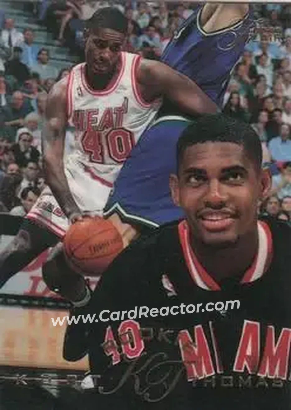 1995-96 Flair #222 - Kurt Thomas - Miami Heat - Front