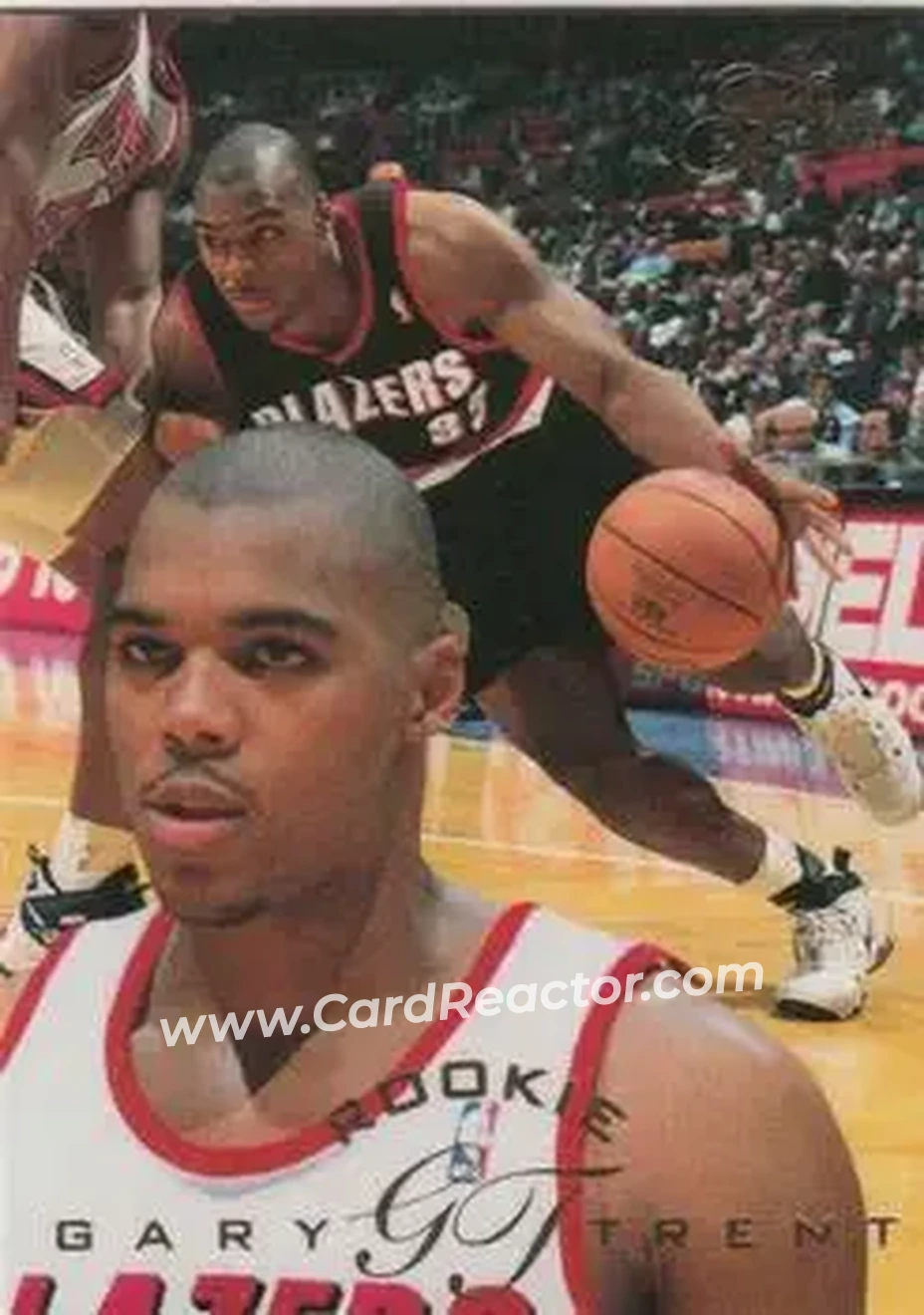 1995-96 Flair #223 - Gary Trent - Portland Trail Blazers - Front