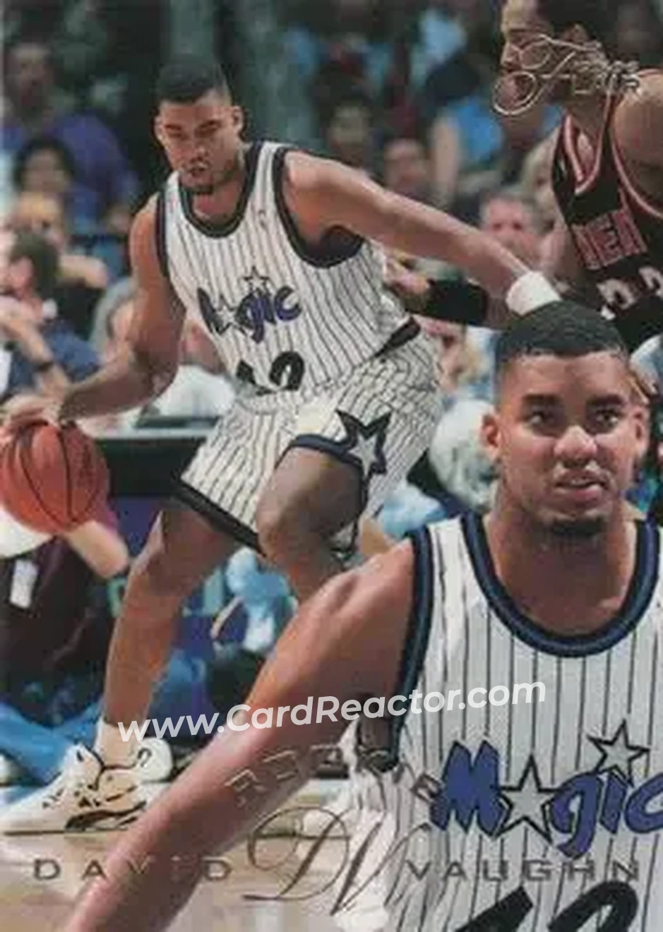 1995-96 Flair #224 - David Vaughn - Orlando Magic - Front