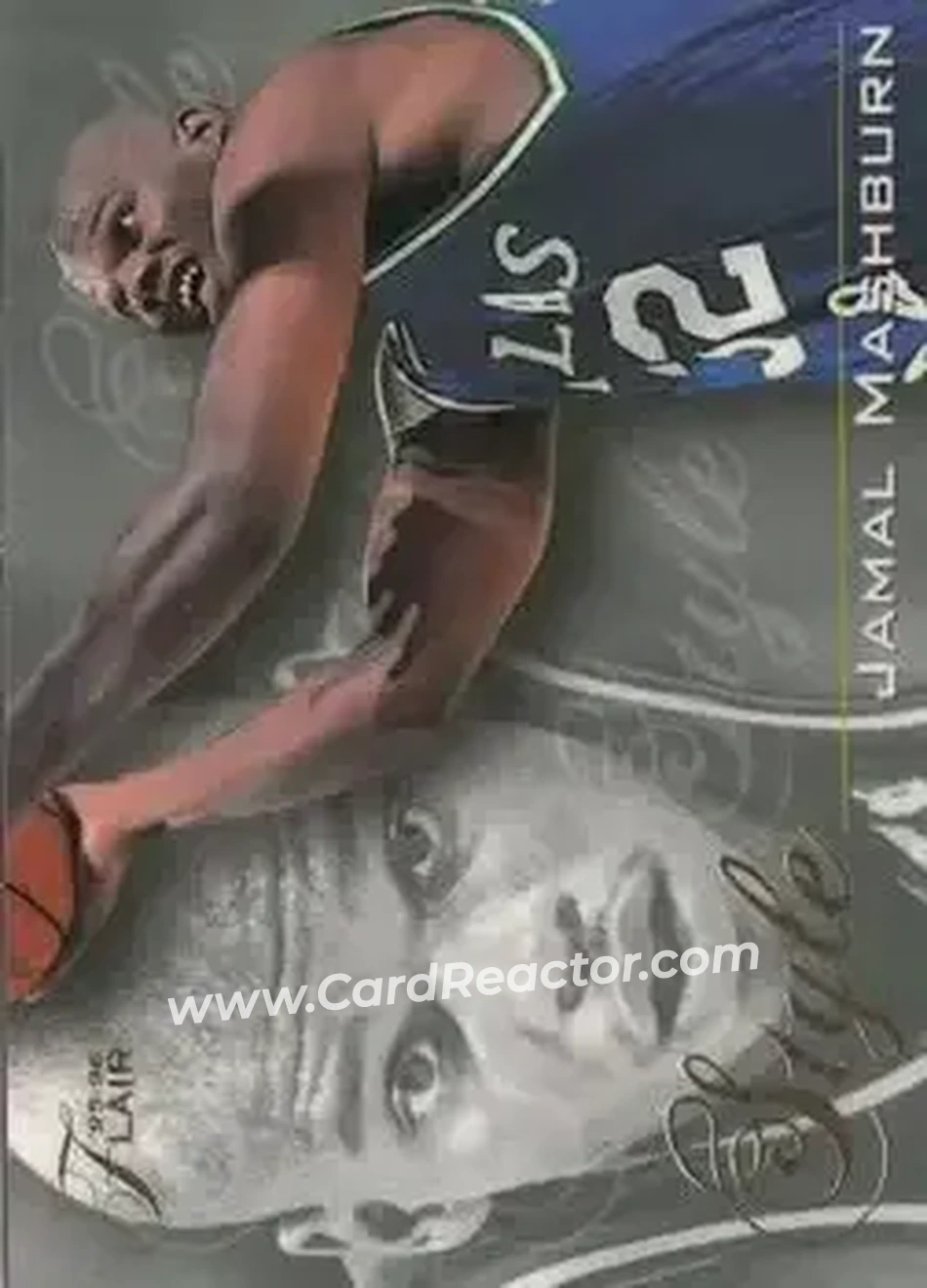 1995-96 Flair #238 - Jamal Mashburn - Dallas Mavericks - Front