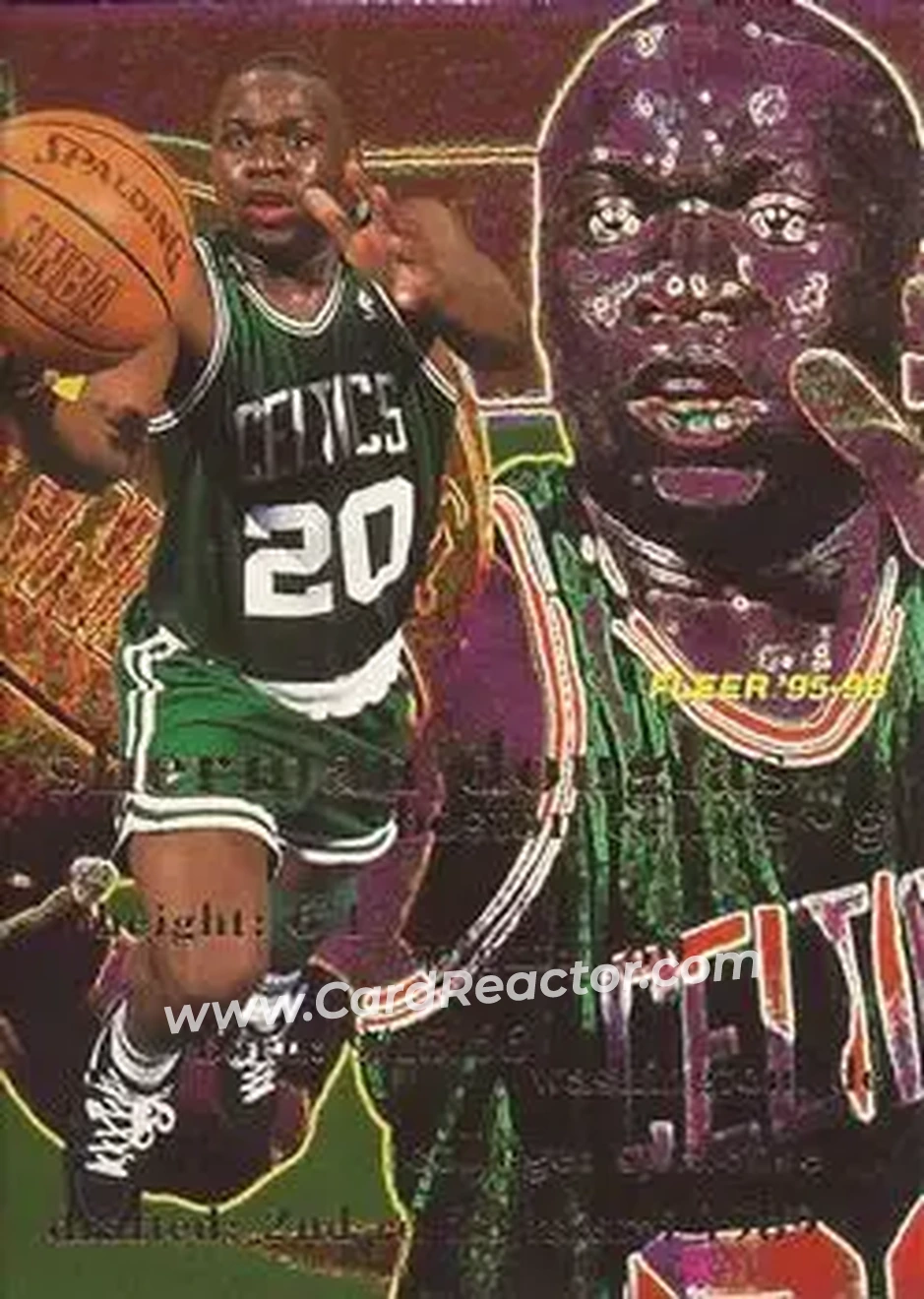 1995-96 Fleer #9 - Sherman Douglas - Boston Celtics - Front