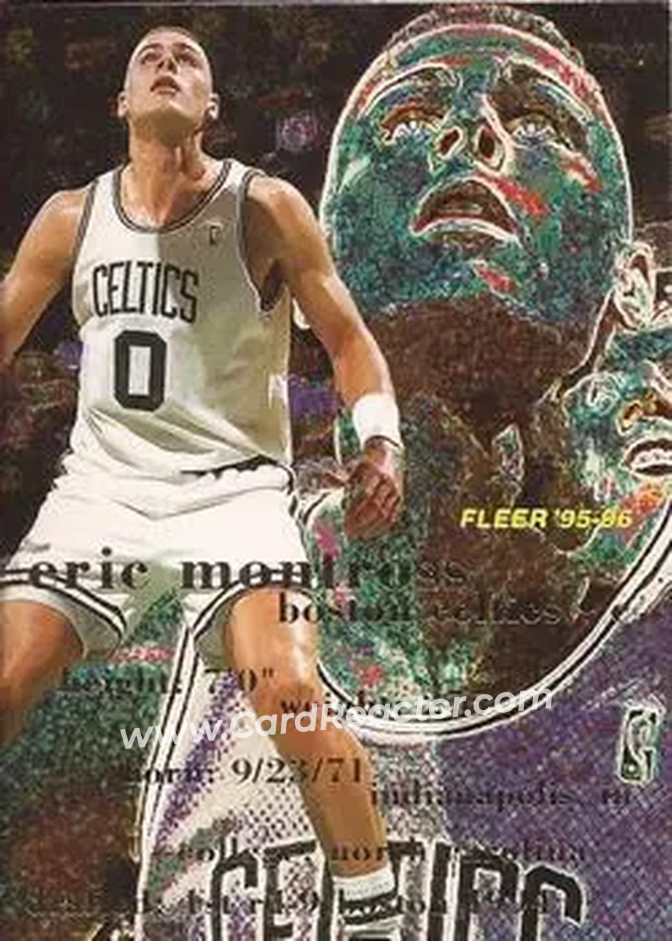 1995-96 Fleer #10 - Eric Montross - Boston Celtics - Front