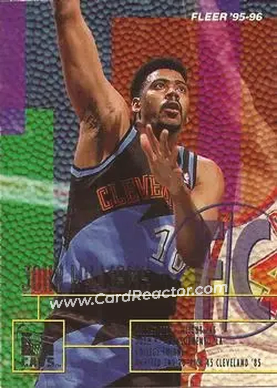 1995-96 Fleer #32 - John Williams - Cleveland Cavaliers - Front