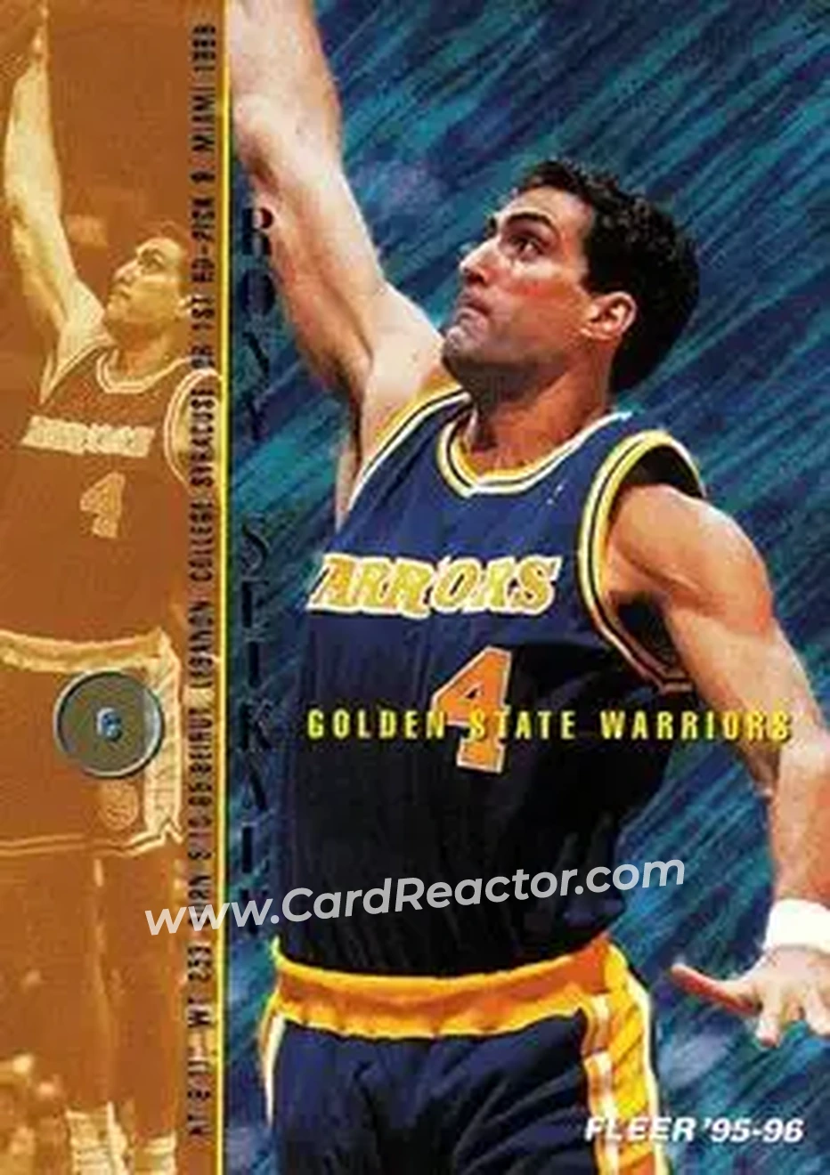 1995-96 Fleer #63 - Rony Seikaly - Golden State Warriors - Front