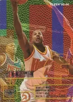 1995-96 Fleer European #6 - Ken Norman - Atlanta Hawks