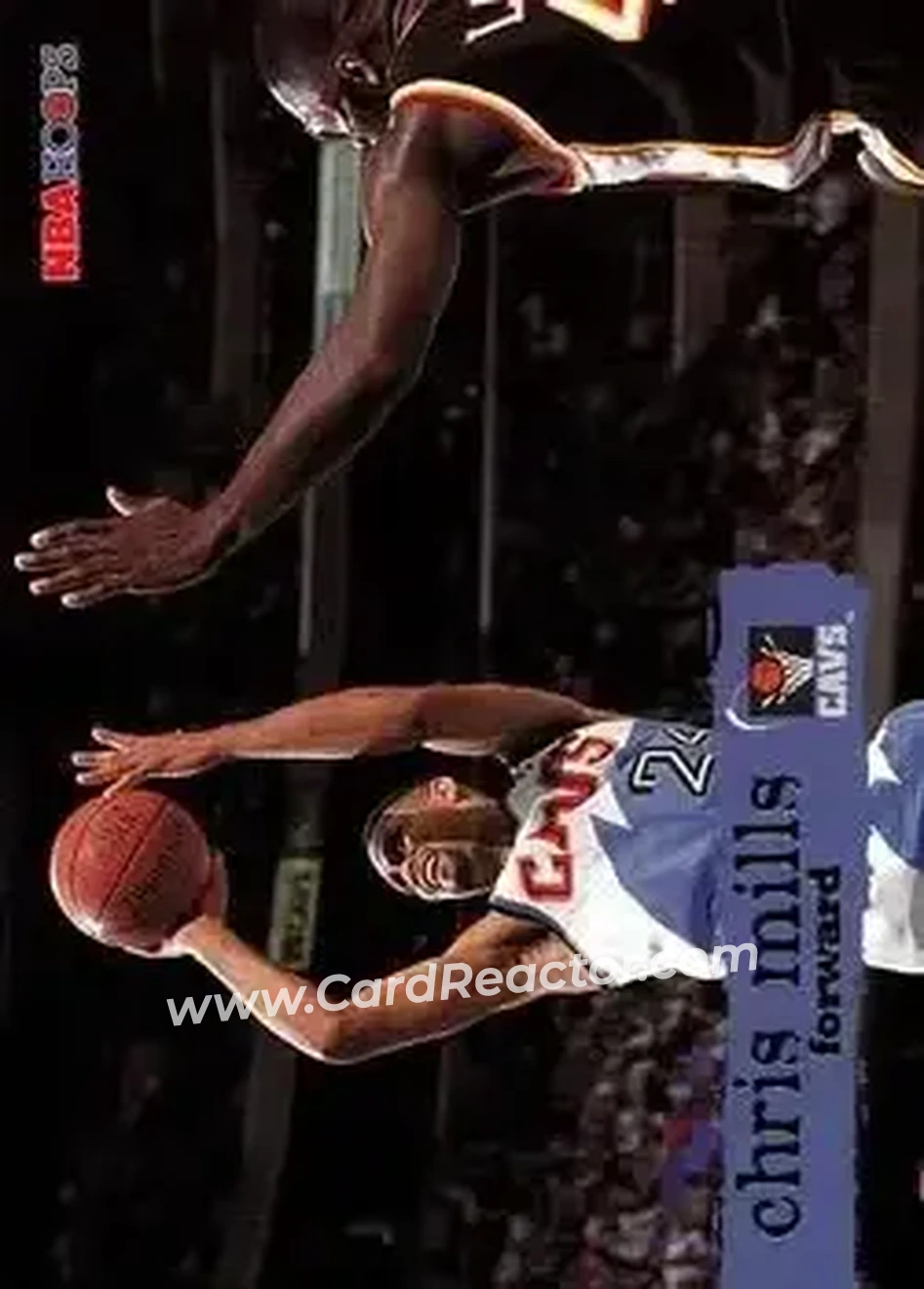 1995-96 Hoops #28 - Chris Mills - Cleveland Cavaliers - Front