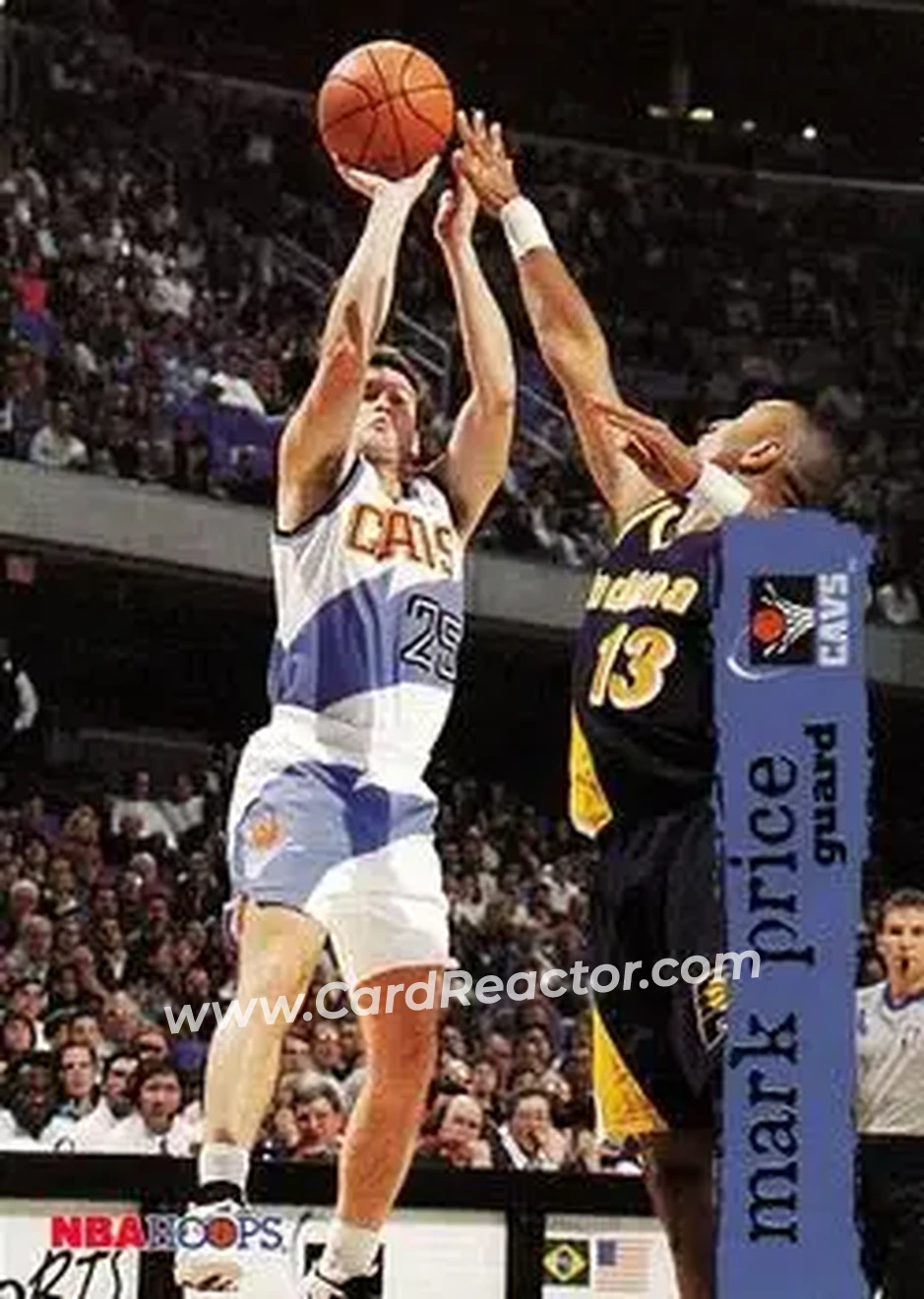 1995-96 Hoops #30 - Mark Price - Cleveland Cavaliers - Front