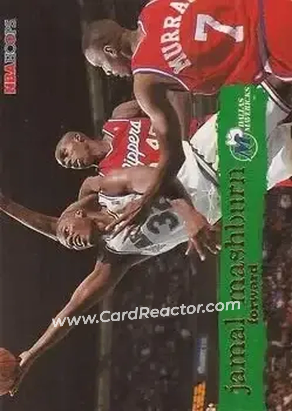 1995-96 Hoops #36 - Jamal Mashburn - Dallas Mavericks - Front 1995-96 Hoops #36 - Jamal Mashburn - Dallas Mavericks - Front