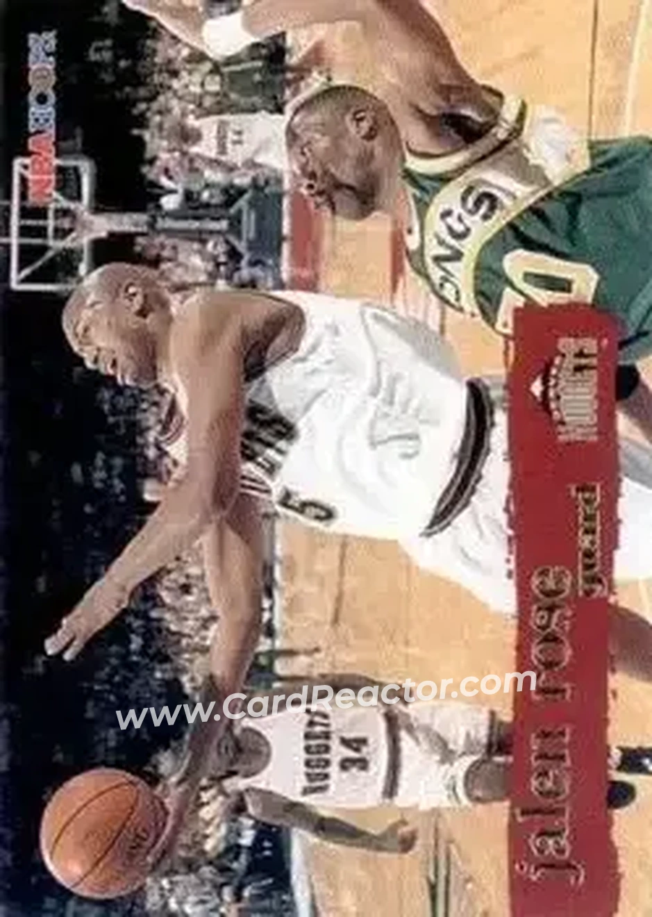 1995-96 Hoops #43 - Jalen Rose - Denver Nuggets - Front