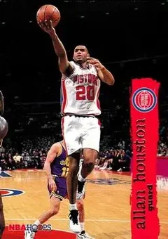 1995-96 Hoops #47 - Allan Houston - Detroit Pistons
