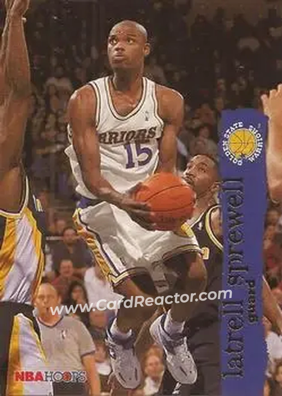 1995-96 Hoops #58 - Latrell Sprewell - Golden State Warriors - Front